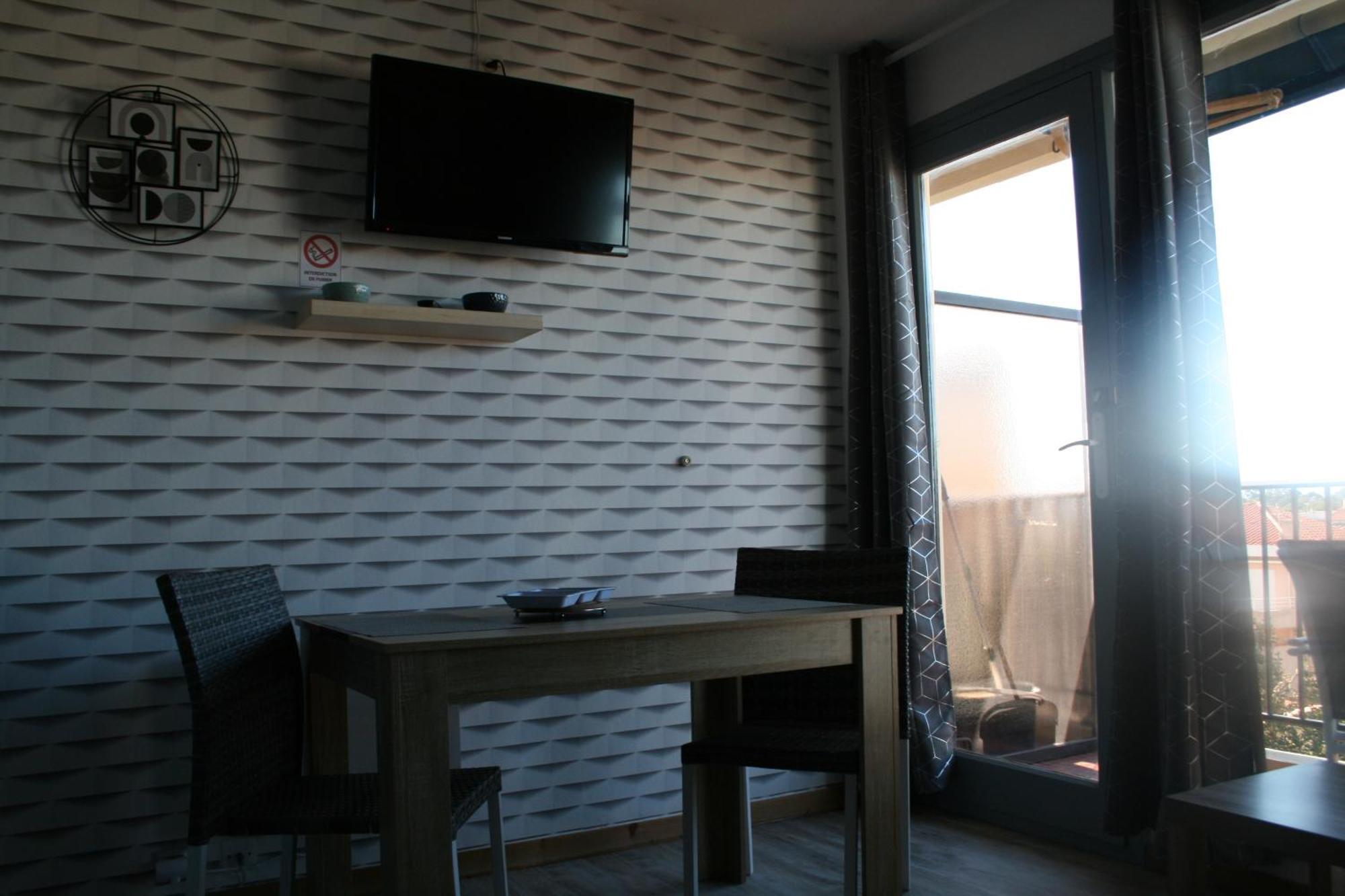 Charmant Studio 20 M De La Plage Canet-en-Roussillon Exterior foto